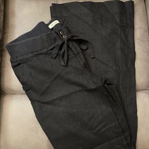 Black Linen Pants